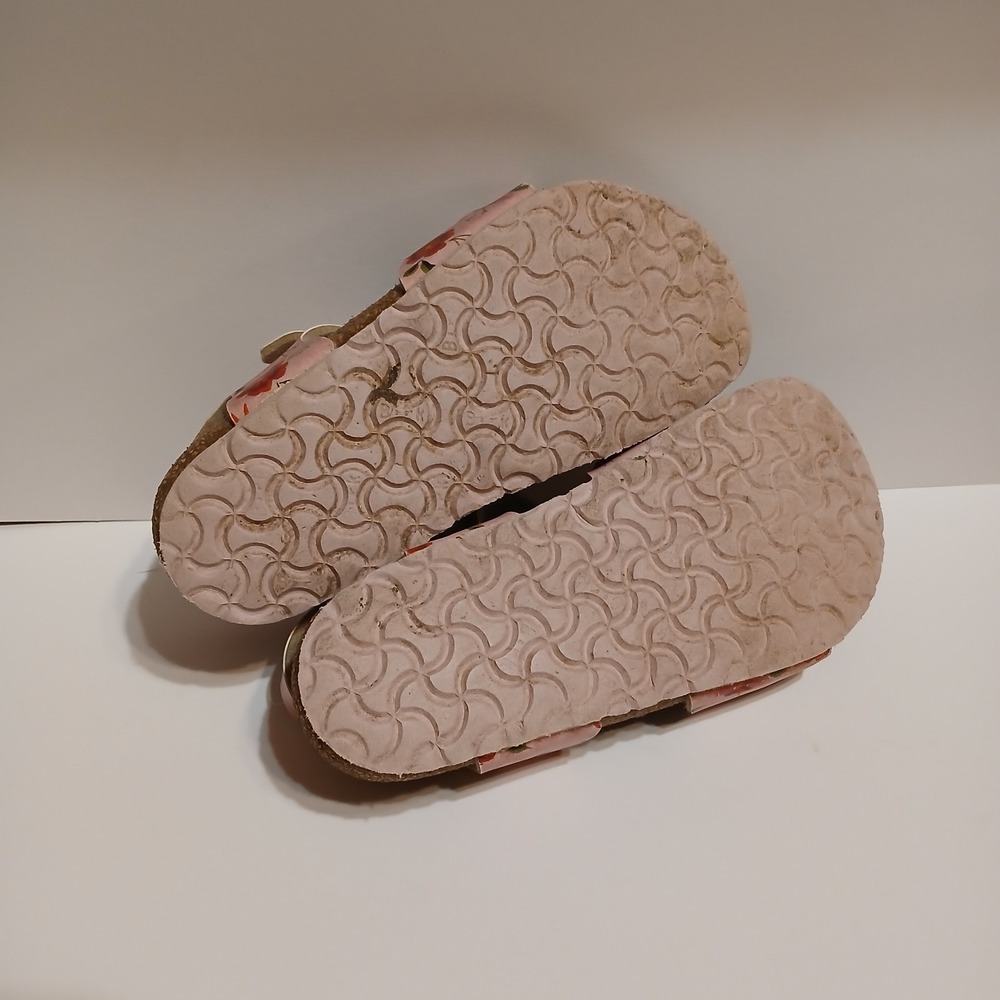 Birkenstock Girls Rio Birko-Flor Pink Floral Sandals Size 11.5 EU 29 - Picture 6 of 6